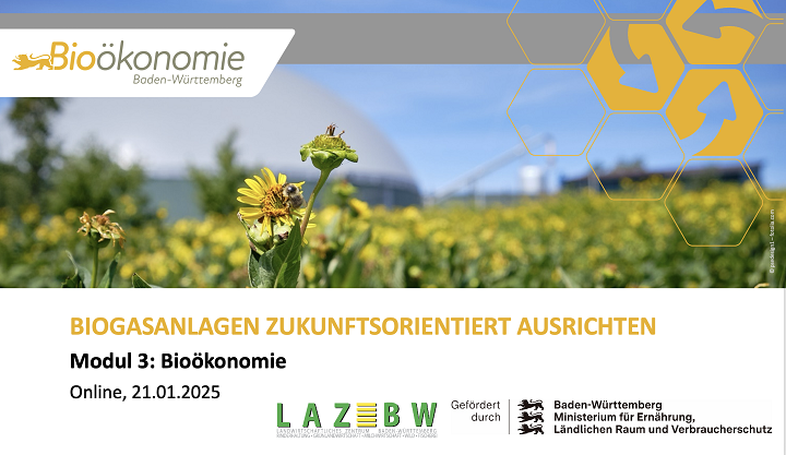Online Seminarreihe: Biogasanlagen zukunftsorientiert ausrichten