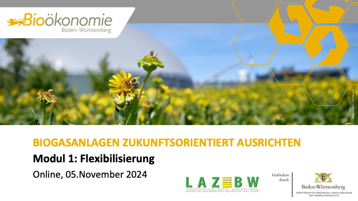 Online Seminarreihe: Biogasanlagen zukunftsorientiert ausrichten