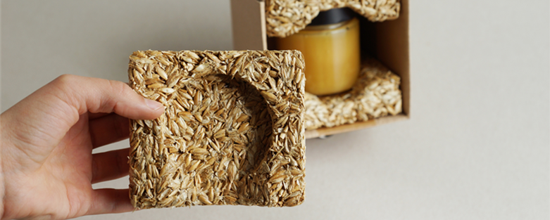 PROSERVATION - Verpackungspolster aus Spelzen