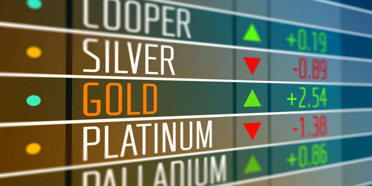 Market value of precious metals